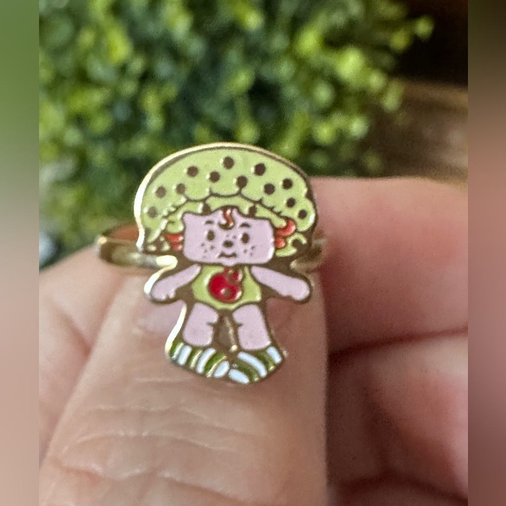 Strawberry Shortcake‎ APPLE DUMPLING Enameled Ring AGC 1980